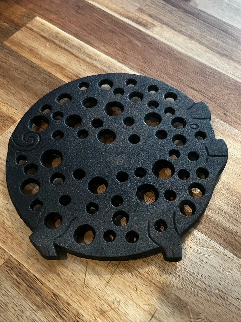Old Mountain Cast Iron Pig Trivet Hot Plate Farmhouse Kitchen Decor C2015 7.5”